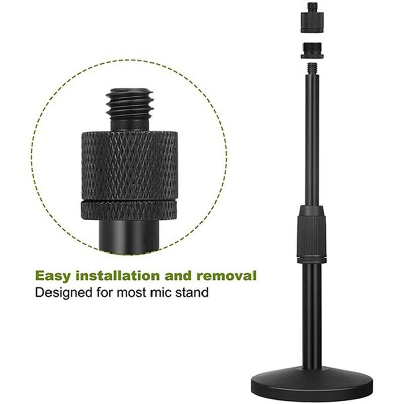 Set 4 đầu chuyển đổi 5/8 lỗ cắm sang 3/8 đầu cắm 3/8 sang 5/8 đực cho giá đỡ micro