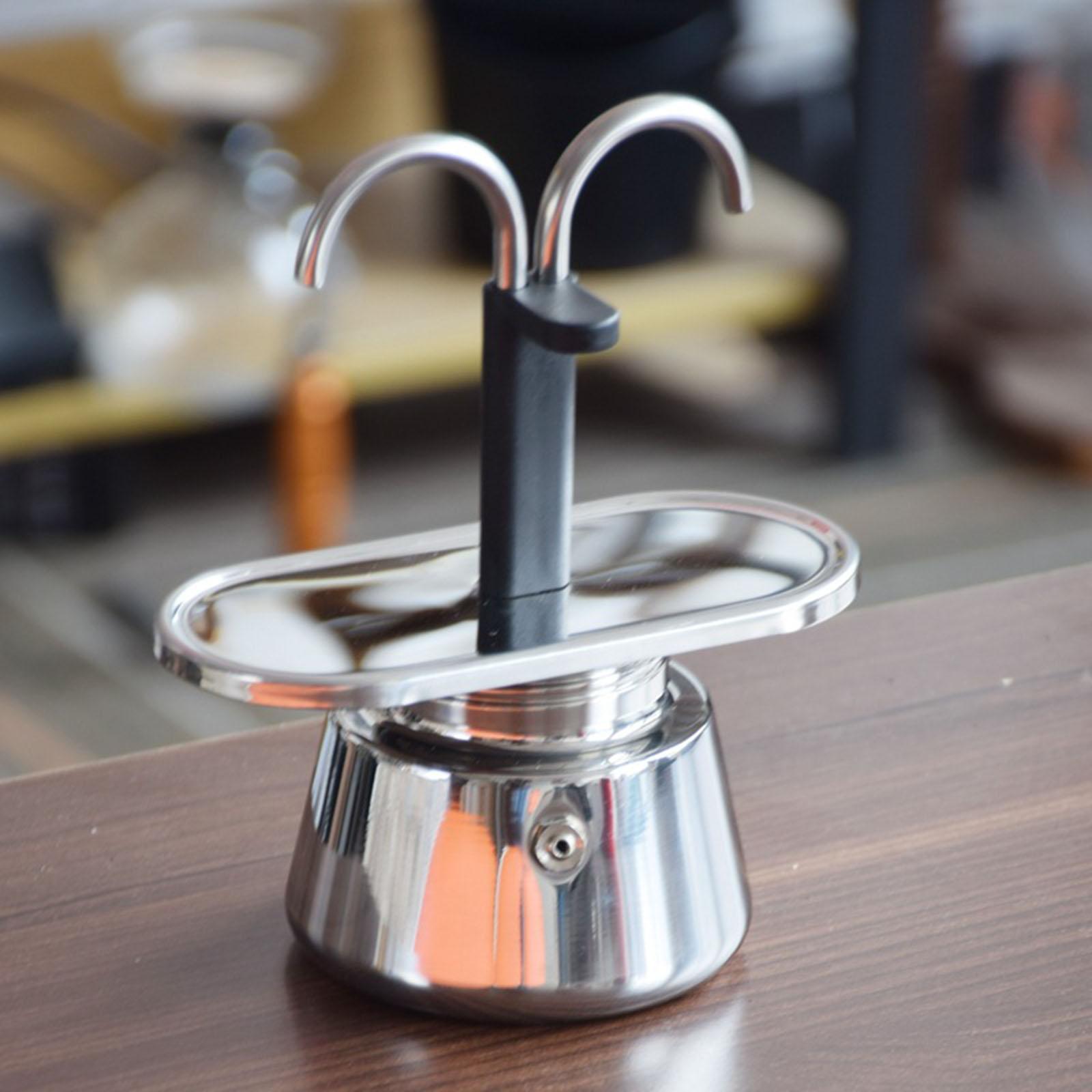 100ml Stovetop Espresso Maker Stovetop Kettle for Household Kitchen Office