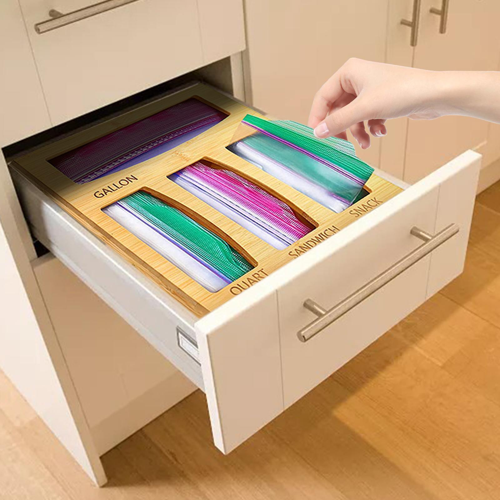 Ziplocks Bag Storage Organizer Household Tool for Closet Drawer Cabinet