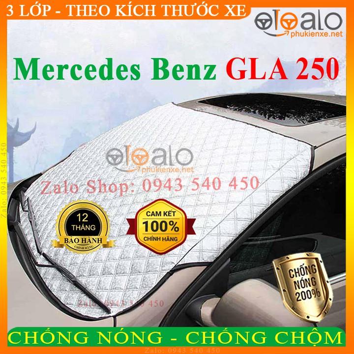 Tấm che chắn nắng kính lái ô tô Mercedes Benz GLA 250 CAO CẤP 3 Lớp Chắn Nắng Cản Nhiệt | OTOALO