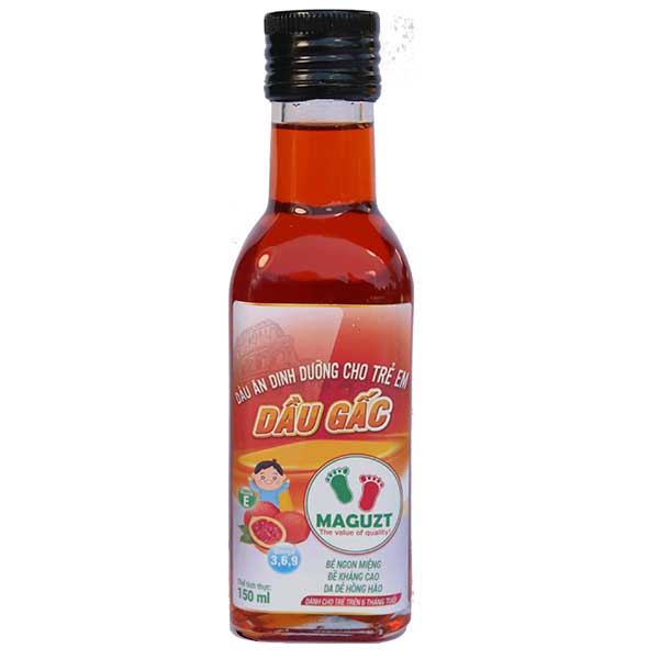 Dầu Gấc Ăn Dặm Cho Bé Maguzt 150ml