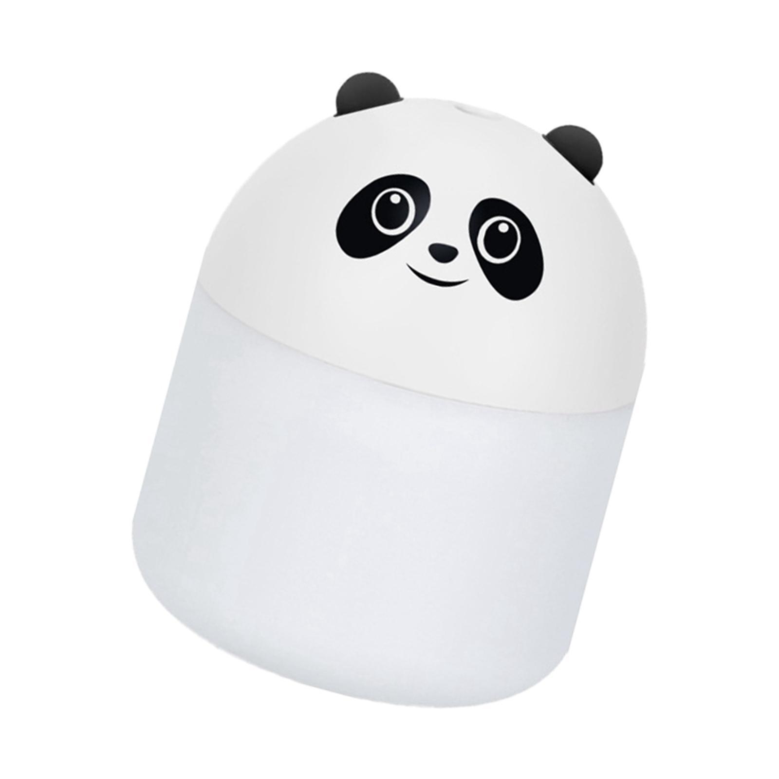 Small Air Humidifier Mist Diffuser 250ml with Night Light for Baby Bedroom white