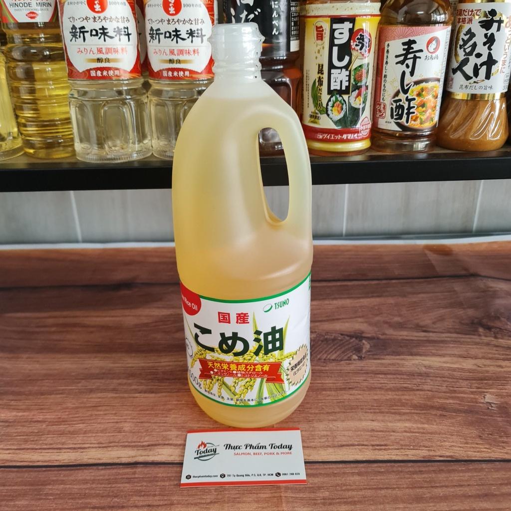 DẦU GẠO NHẬT BẢN TSUNO NGUYÊN CHẤT 1500G