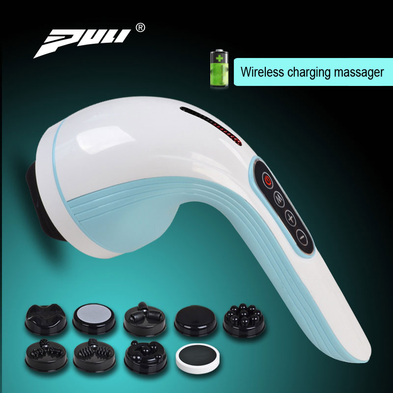 Máy massage cầm tay pin sạc 8 đầu Puli PL-607DC3