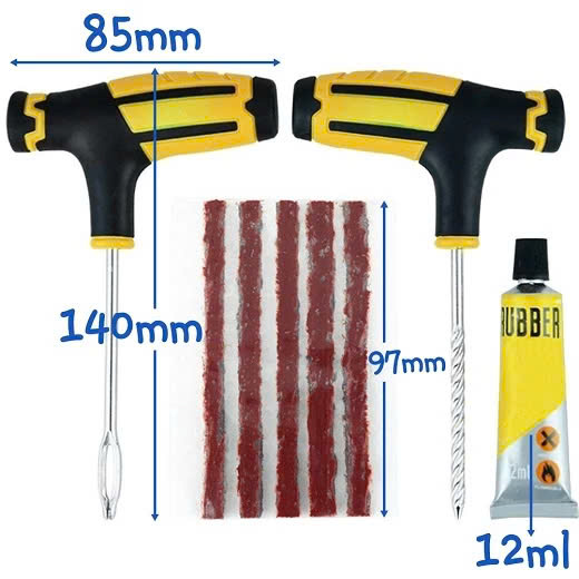 Bộ Dụng Cụ Vá Lốp Không Săm Xe Máy, Ô Tô Cao Cấp Tốt Nhất Hiện Nay đèn led