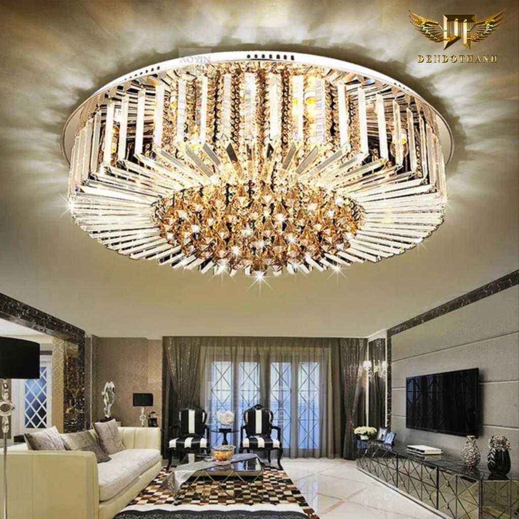 Đèn mâm ốp trần phale phòng khách MPL98 DT LIGHT xu thế mới hàng thiết kế phong cách hiện đại tạo không gian sang trọng (HÀNG NHẬP KHẨU)