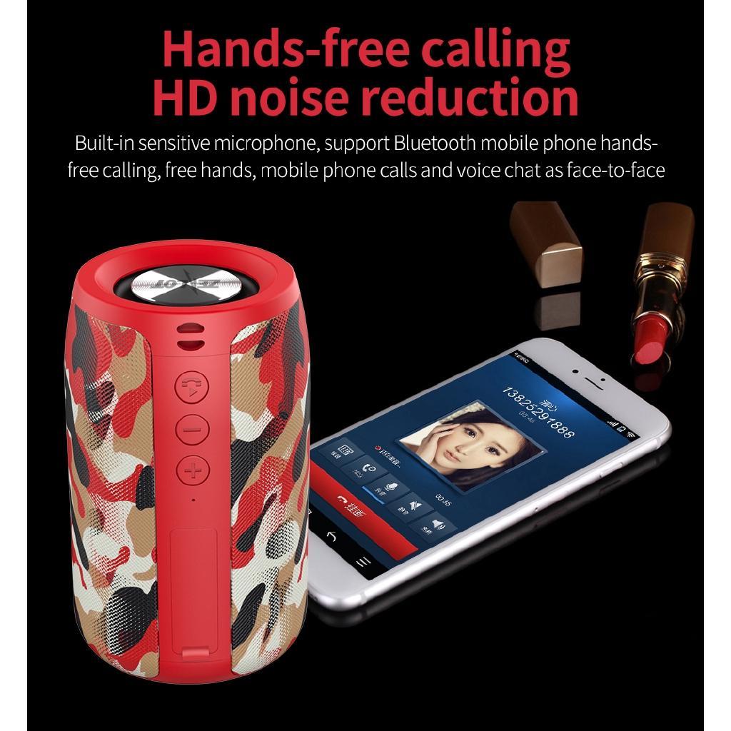 Loa bluetooth không dây Zealot S32 mini TWS tích hợp đài FM hỗ trợ thẻ nhớ Tf