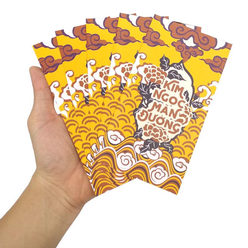 Bộ 5 Bao Lì Xì SDstationery Cát Niên Mỹ Ý - Kim Ngọc Mãn Đường
