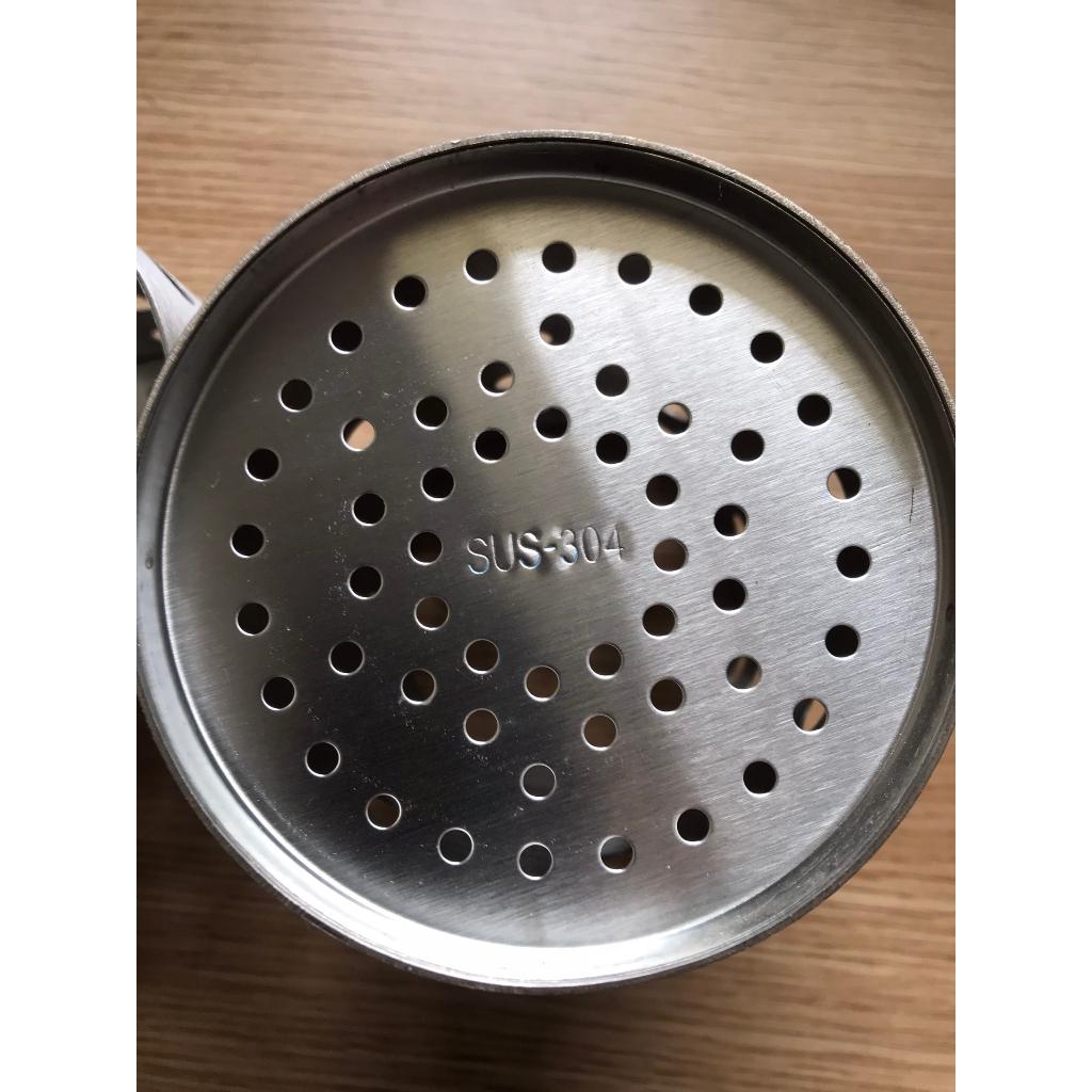 Ống đựng đũa muỗng inox SUS 304 hàng nhập khẩu dày đẹp dùng làm hũ đựng  muỗng đũa có lổ thoát nước