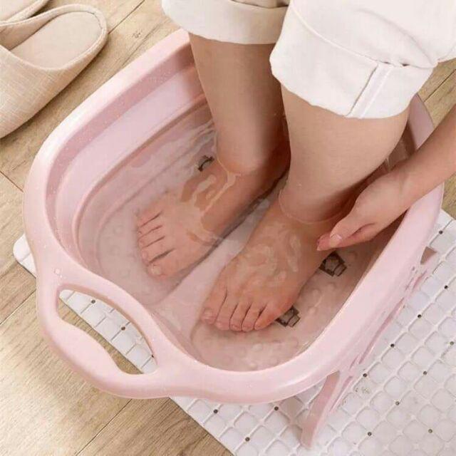 Chậu ngâm chân massage gấp gọn hàng cao cấp tiện lợi