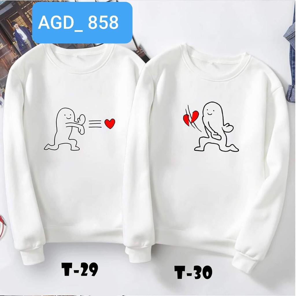 Áo đôi thu đông mẫu đẹp- MÃ AGD856