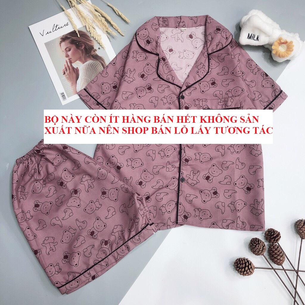 Đồ Ngủ Pijama Ngắn Cộc Tay Quần Đùi Chất Kate Cao Cấp Loại 1, Sét Đồ Bộ Nữ Đẹp Mặc Nhà Thoáng Mát