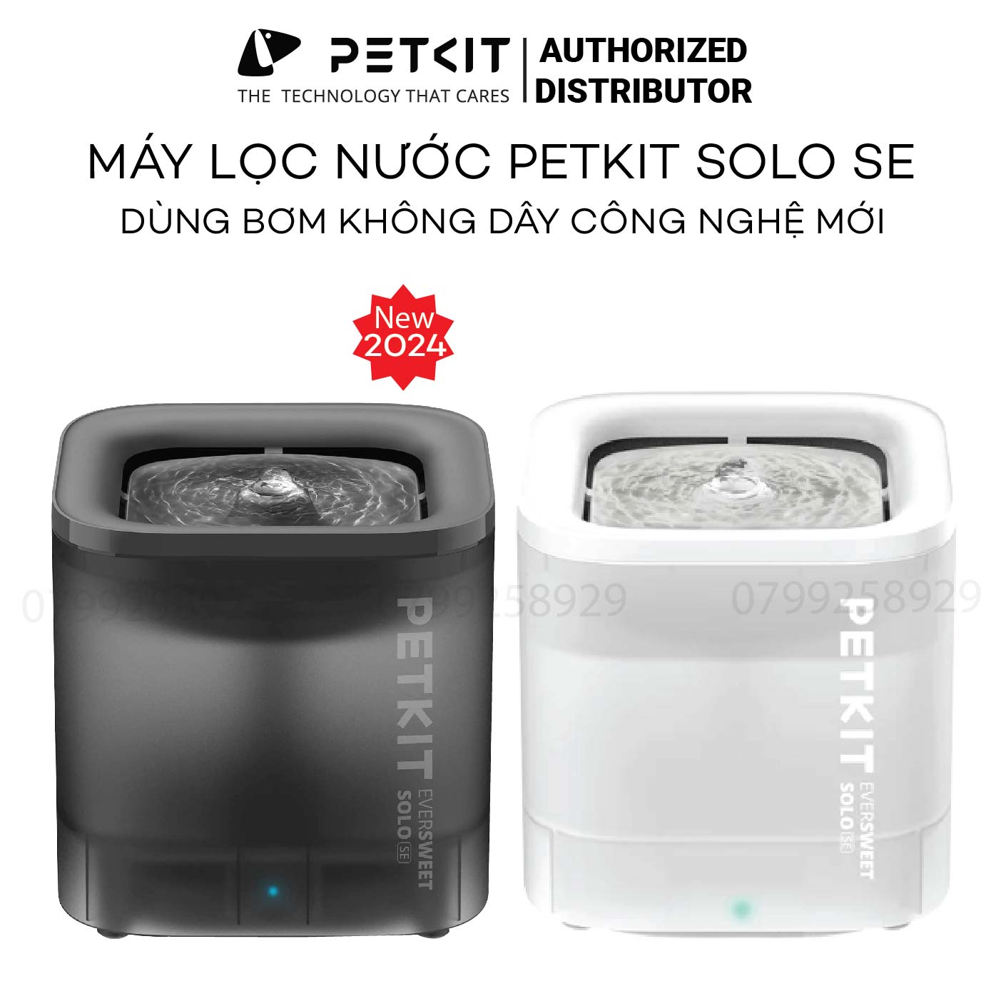 Máy Lọc Nước Cho Mèo, Máy Uống Nước Bơm Không Dây Petkit EVERSWEET SOLO SE (WIRELESS PUMP)