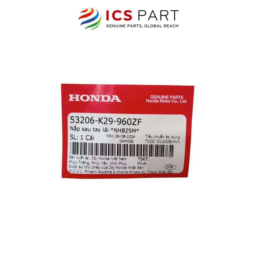 Nắp Sau Tay Lái (Nhựa Gáy) HONDA Sh Mode 125 2016-2017 Đen Nhb25M (53206K29960ZF)