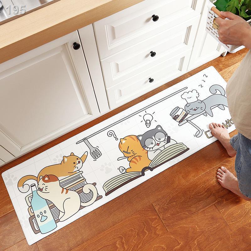 Thảm trải sàn nhà bếp Dexi chống trơn trượt và thấm dầu gia đình có thể lau, dùng một lần, bụi bẩn, không nước