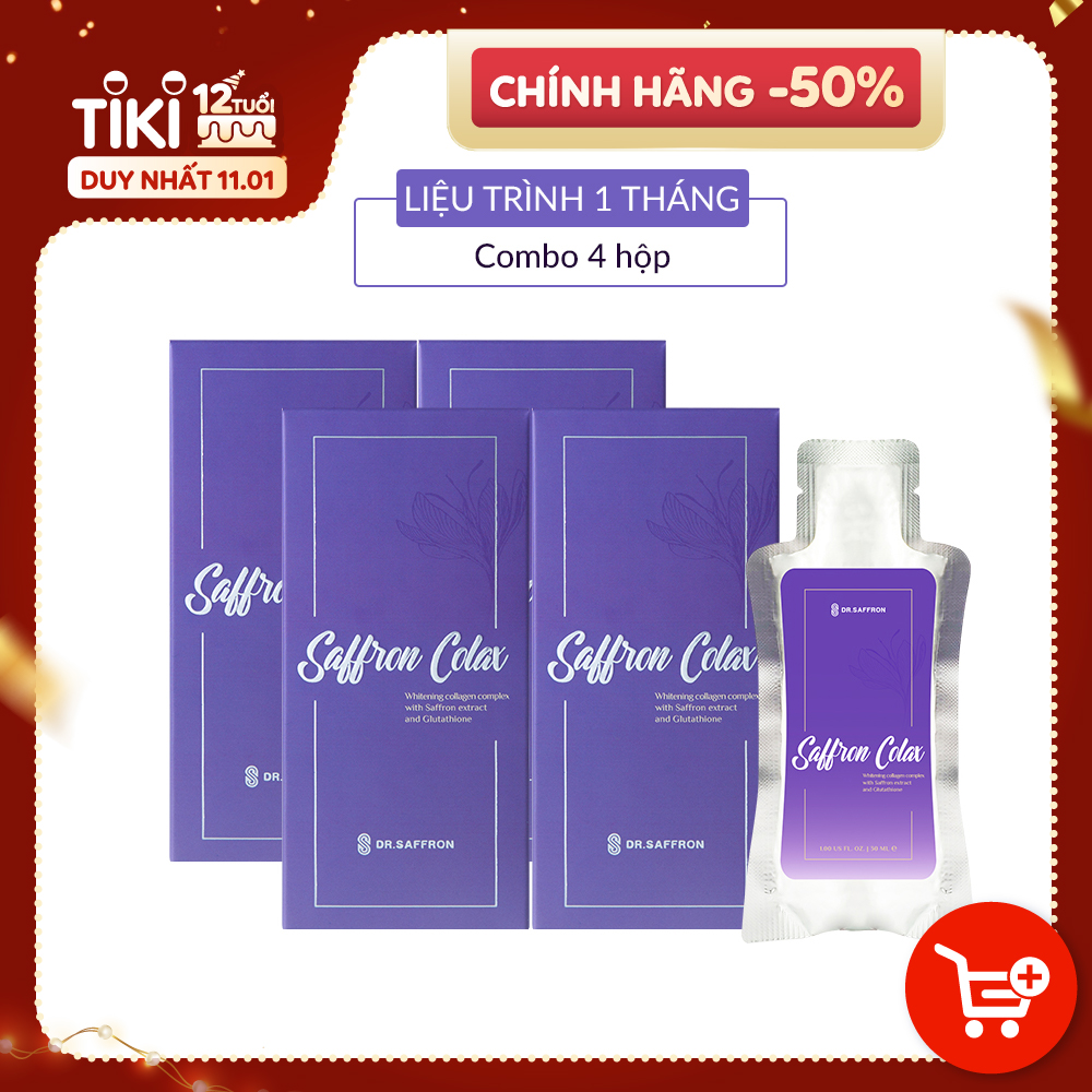 Saffron Collagen Colax Liệu Trình 1 Tháng