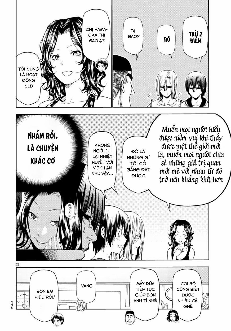 cô gái thích lặn - grand blue chapter 58 22