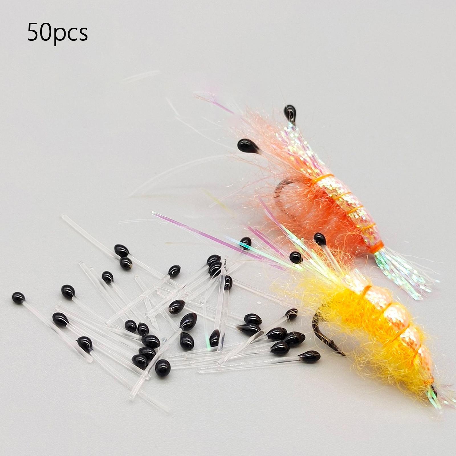 50 Pcs fly Tying Materials Fly Fishing  Eyes for Fishing Baits