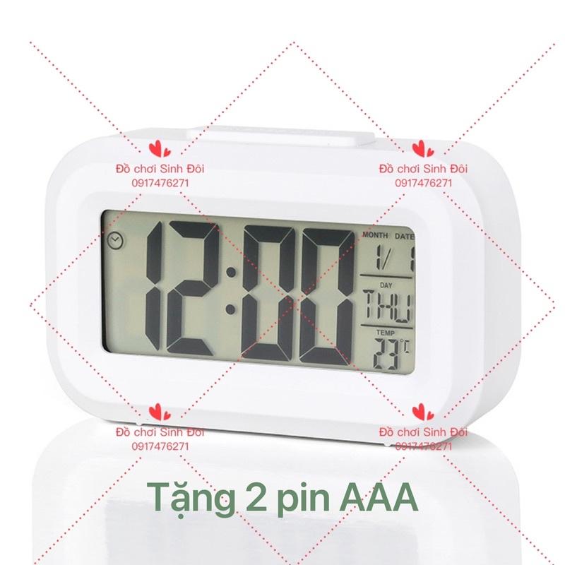 ĐỒNG HỒ BÁO THỨC - tặng 2 pin AAA