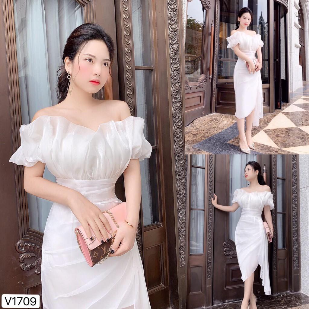 Đầm ôm vai bèo V1709 - Đẹp Shop DVC phân phối chính thức