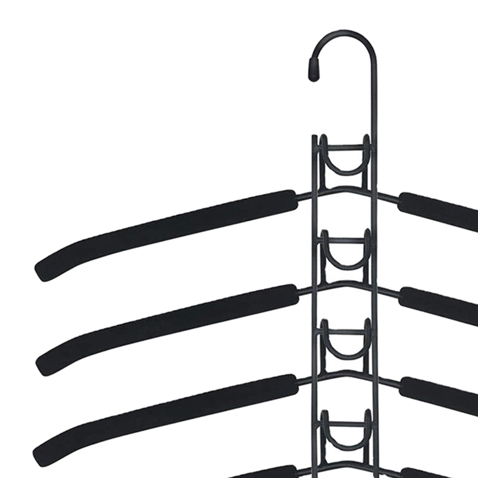 5 in 1 Multi Layer Metal Clothes Hangers Rack for Coat Sweater Skirt Pants, Widely Use