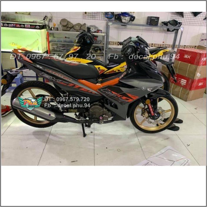 Tem rời Exciter 150 Cam đen bản mới 2020 -1