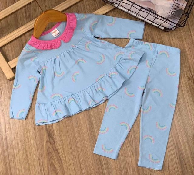 BỘ DÀI BÈO THUN BOZIP SIZE 8-23 KÝ ĐỒ BỘ TRẺ EM