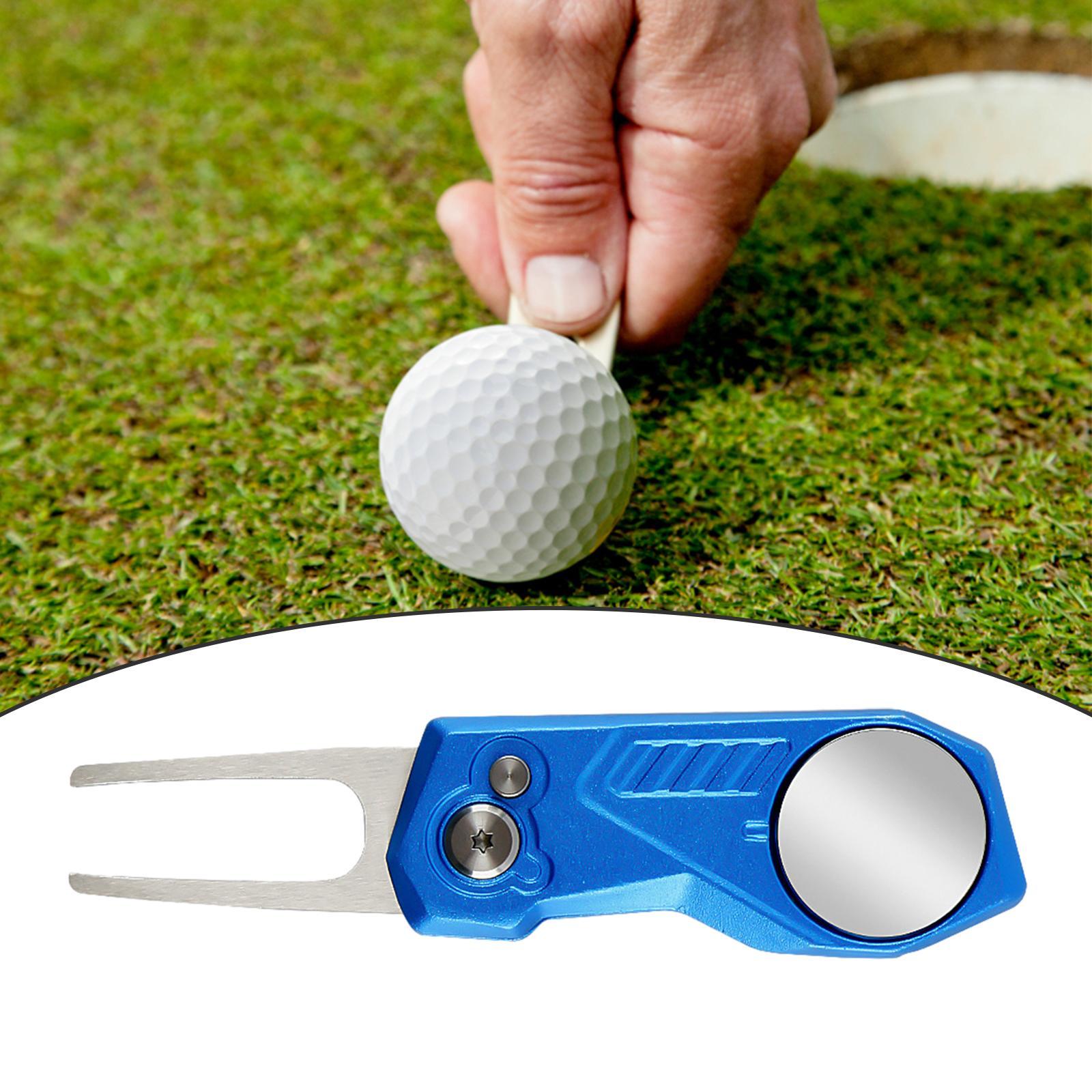 Golf  Tool Golf Supplies Folded Golf Accessories Pitch Mark Repair Fork
