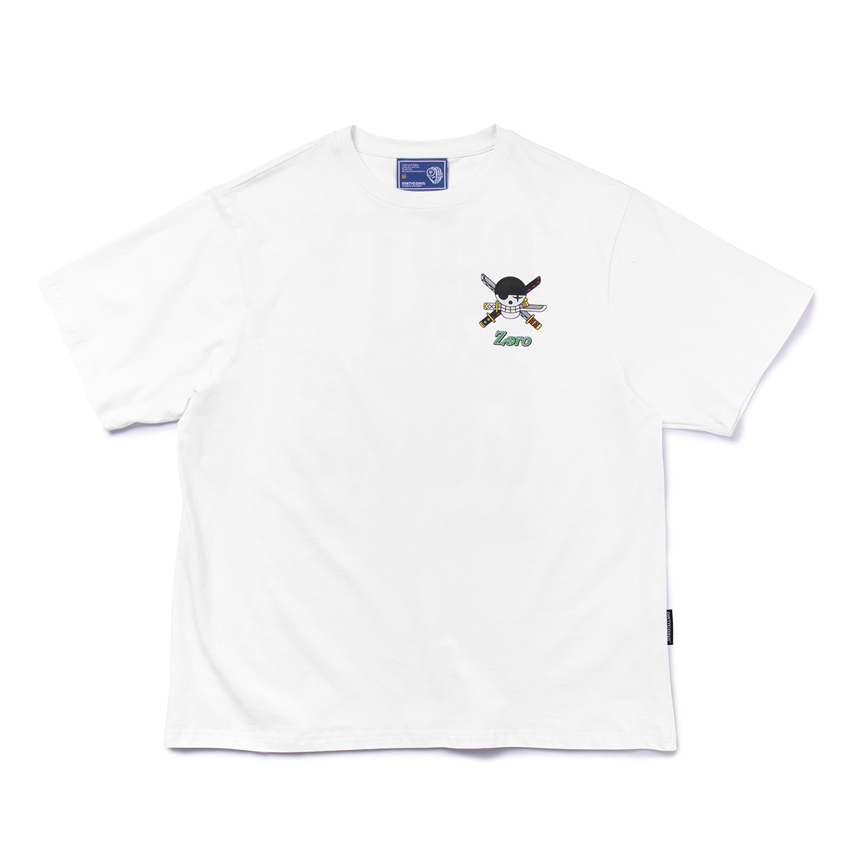 Áo thun DirtyCoins x One Piece Zoro T-Shirt - White