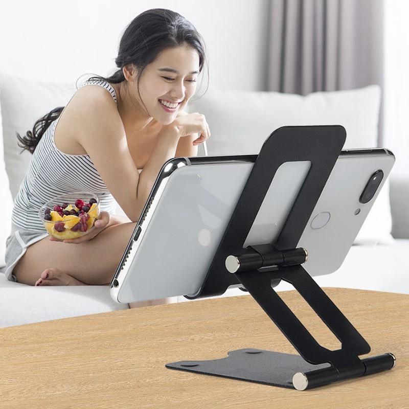 Giá Đỡ Điện Thoại Máy Tính Bảng Hợp Kim A30 Gập Gọn - Giá Đỡ Nâng - Xoay 270 Chắc Chắn Tiện Dụng Bỏ Túi