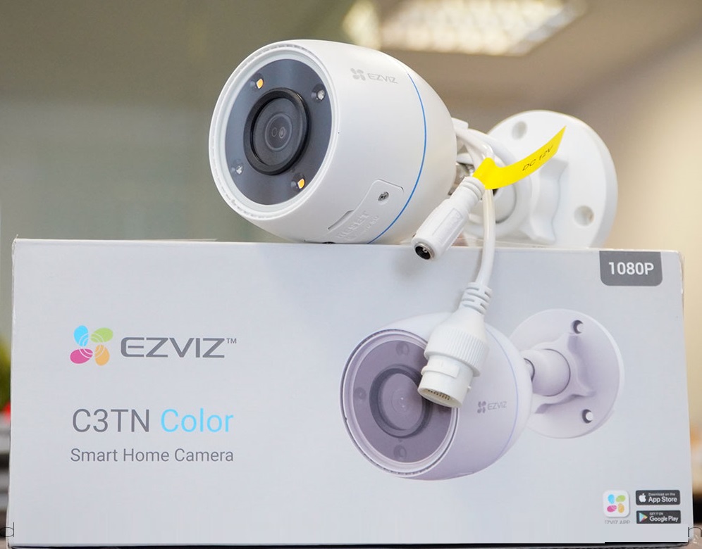 Camera IP Wifi Ngoài Trời Sothing EZVIZ C3TN 2.0 MP Color, Xem Đêm Có Màu, Chống Nước, Đàm Thoại 2 Chiều, Báo Động Thông Minh AI- Hàng Chính Hãng