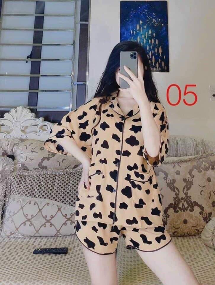 Bộ Pijama nữ mặc nhà thiết kế nhiều hình đẹp dễ thương