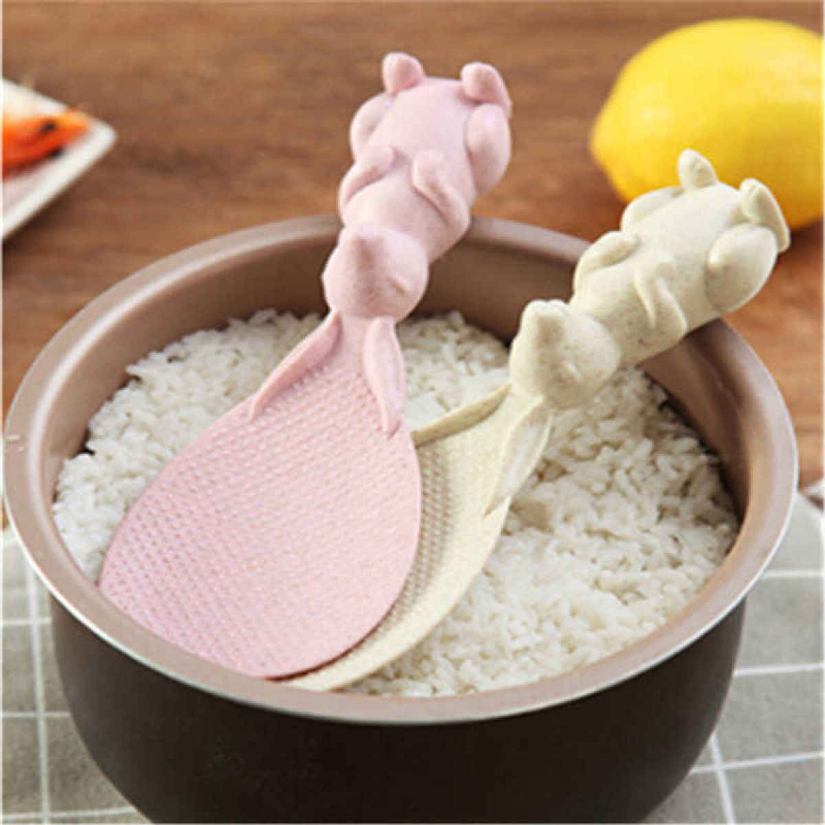 Vá Xới Cơm Lúa Mạch Hình Thỏ Chịu Nhiệt Tốt