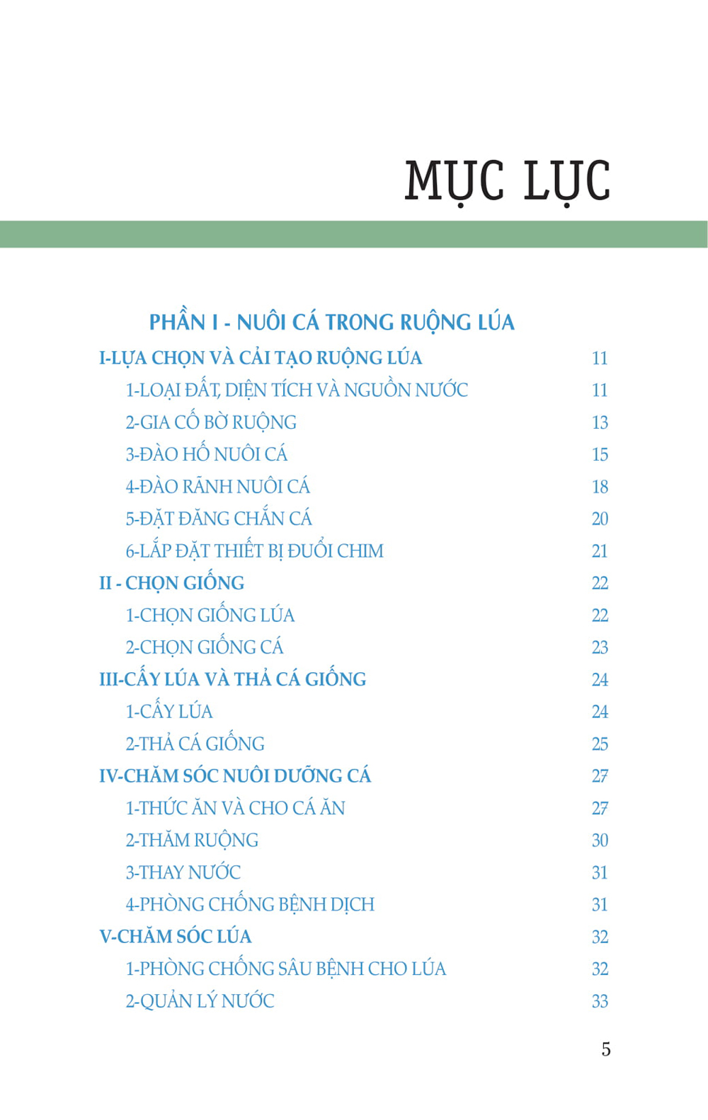 Kỹ Thuật Nuôi Cá Và Ốc Trong Ruộng Lúa