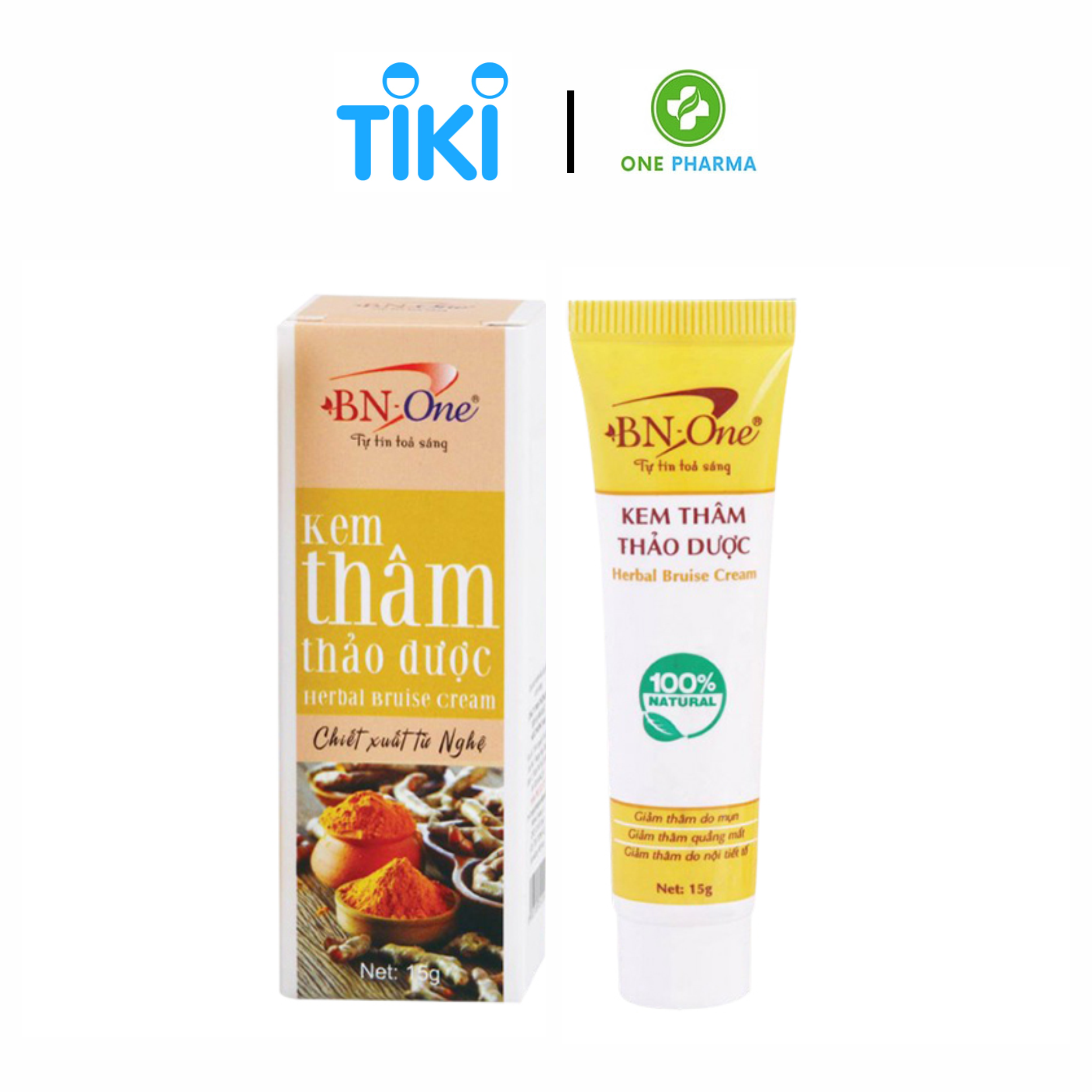 Kem Bôi Hỗ Trị Thâm Da Thảo Dược BN ONE 15g