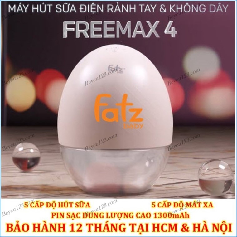 Máy hút sữa điện rảnh tay không dây Fatzbaby Fatz Freemax 4 - FB1276RH (1 bên)