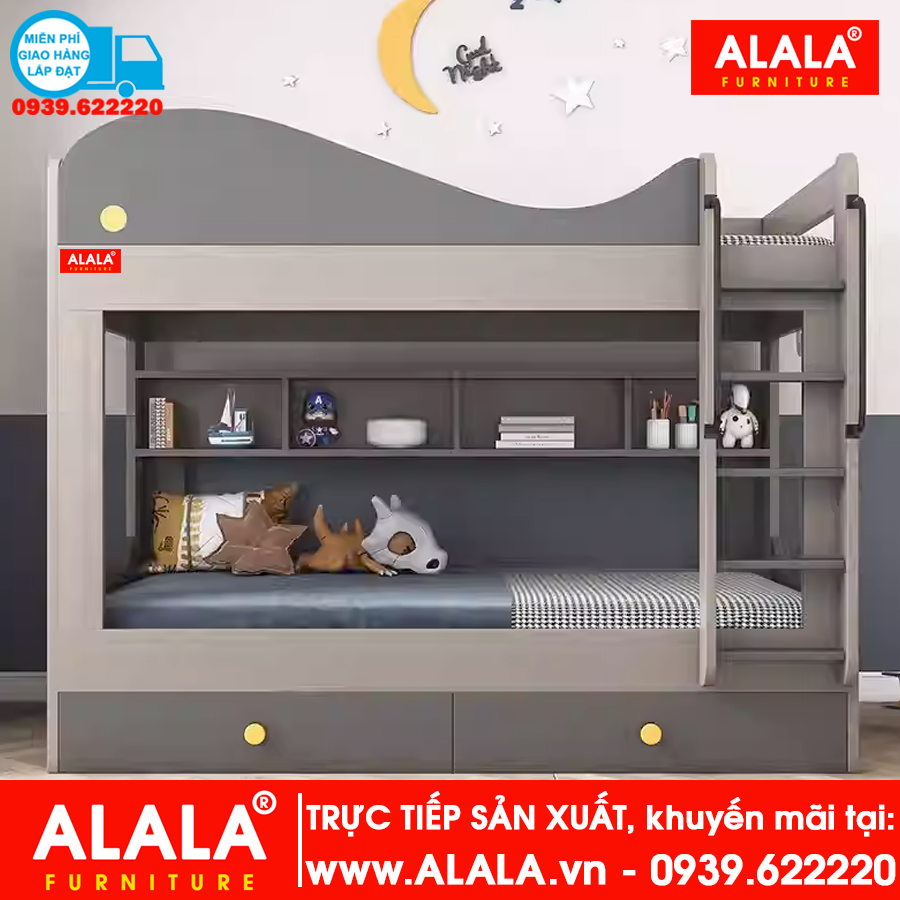 Giường tầng cho Bé ALALA110 cao cấp - www.ALALA.vn - Za.lo: 0939.622220