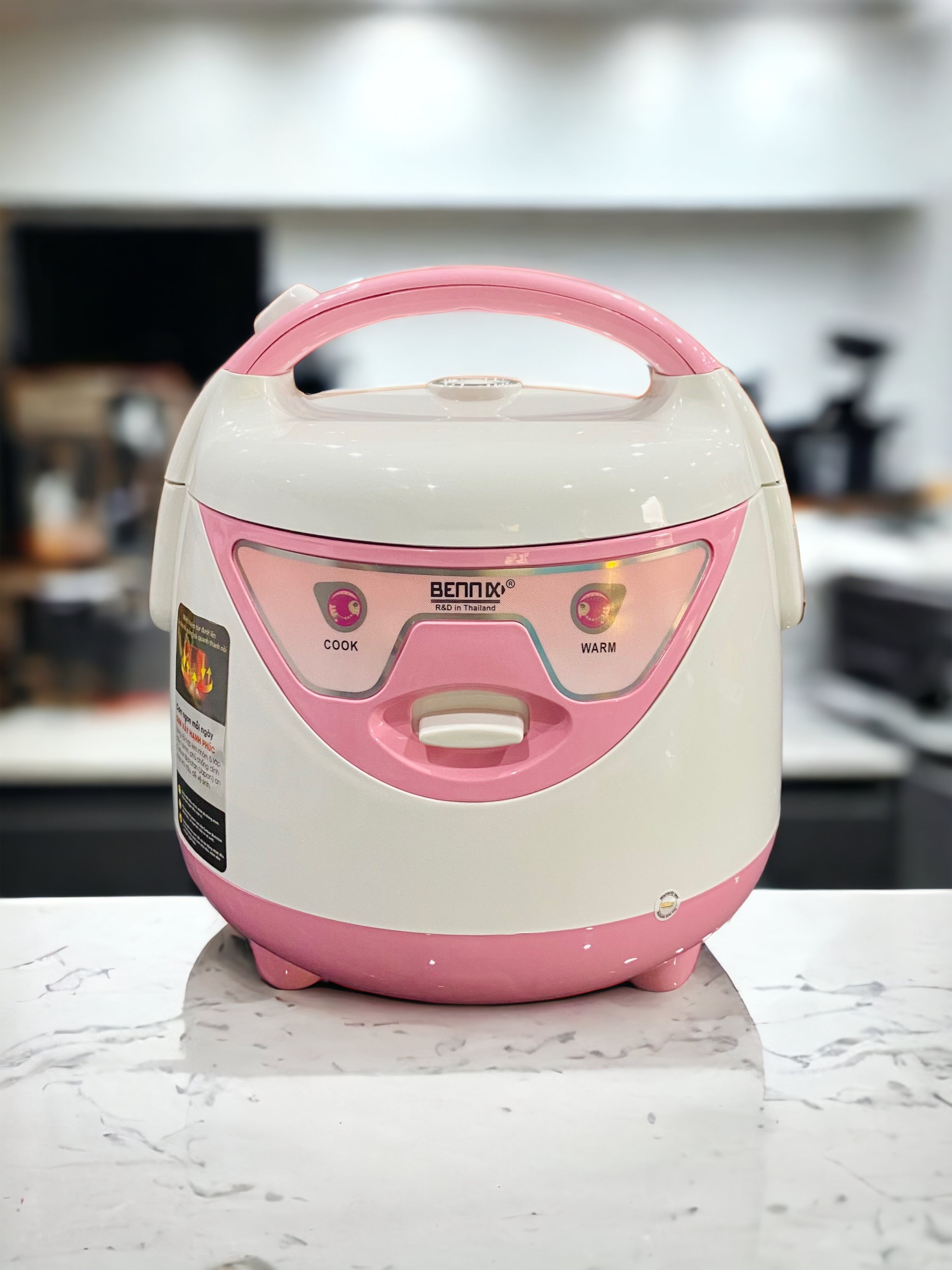 Nồi Cơm Điện Bennix BN-010GC Lòng Nồi Chống Dính Dung Tích 1L- Hàng Chính Hãng