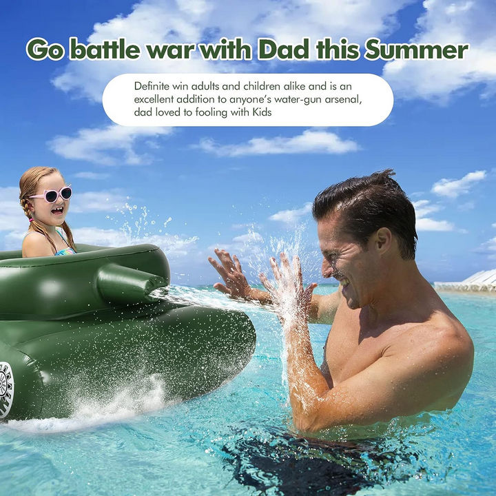 Phao Bơi Chơi Té Nước Inflatable Tank Pool - Home Decor Furniture