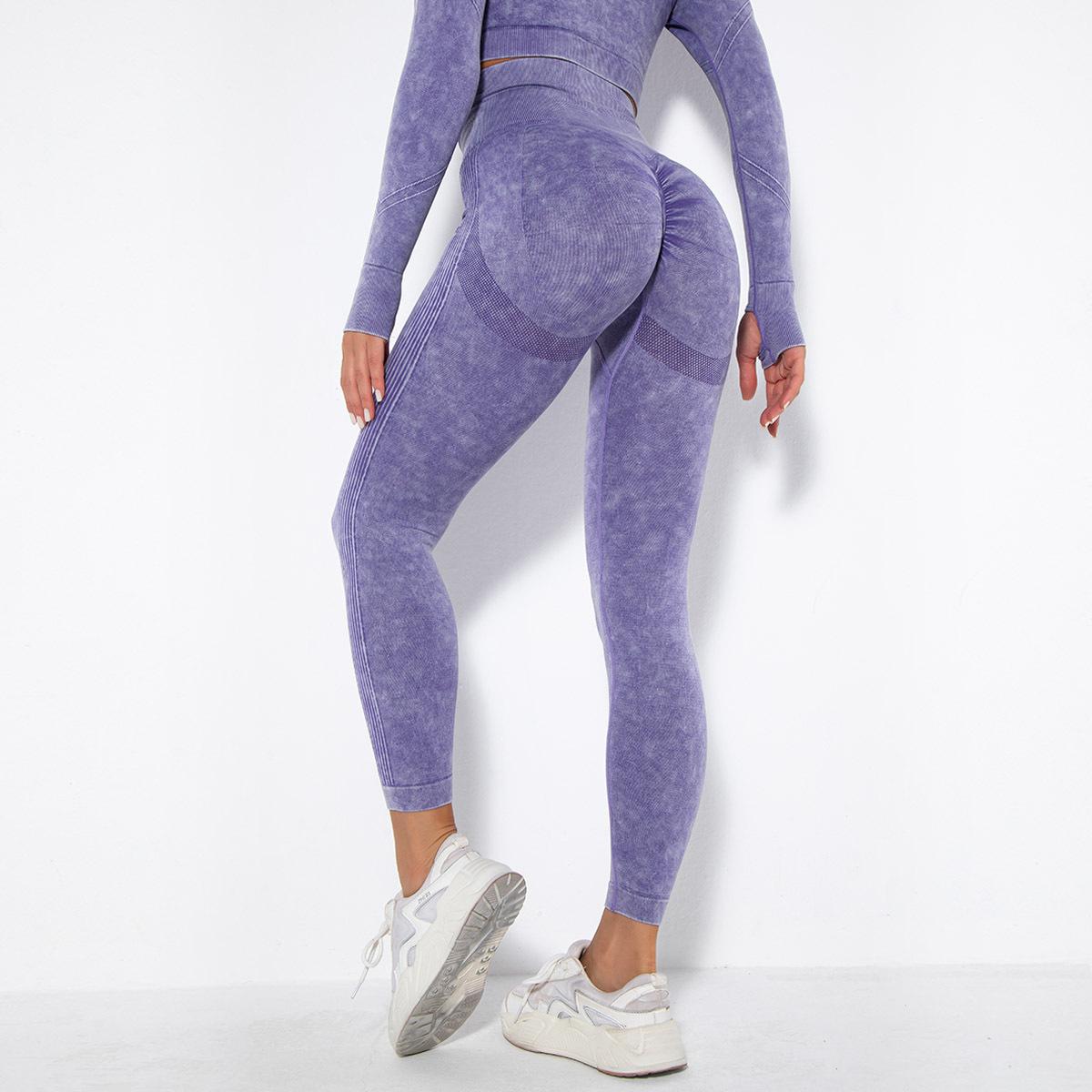Tập Yoga Mới Quần Nữ Quần Legging Thể Dục Nylon Cao Cấp Quần Dài Nữ Hông Đẩy Lên Quần Áo Tập Gym Quần Áo