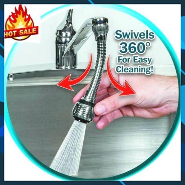 ĐẦU VÒI RỬA TĂNG ÁP ĐIỀU HƯỚNG 360 độ 206785