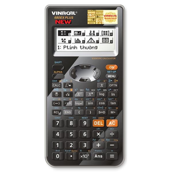 Máy Tính Vinacal 680EX Plus New - Màu Đen