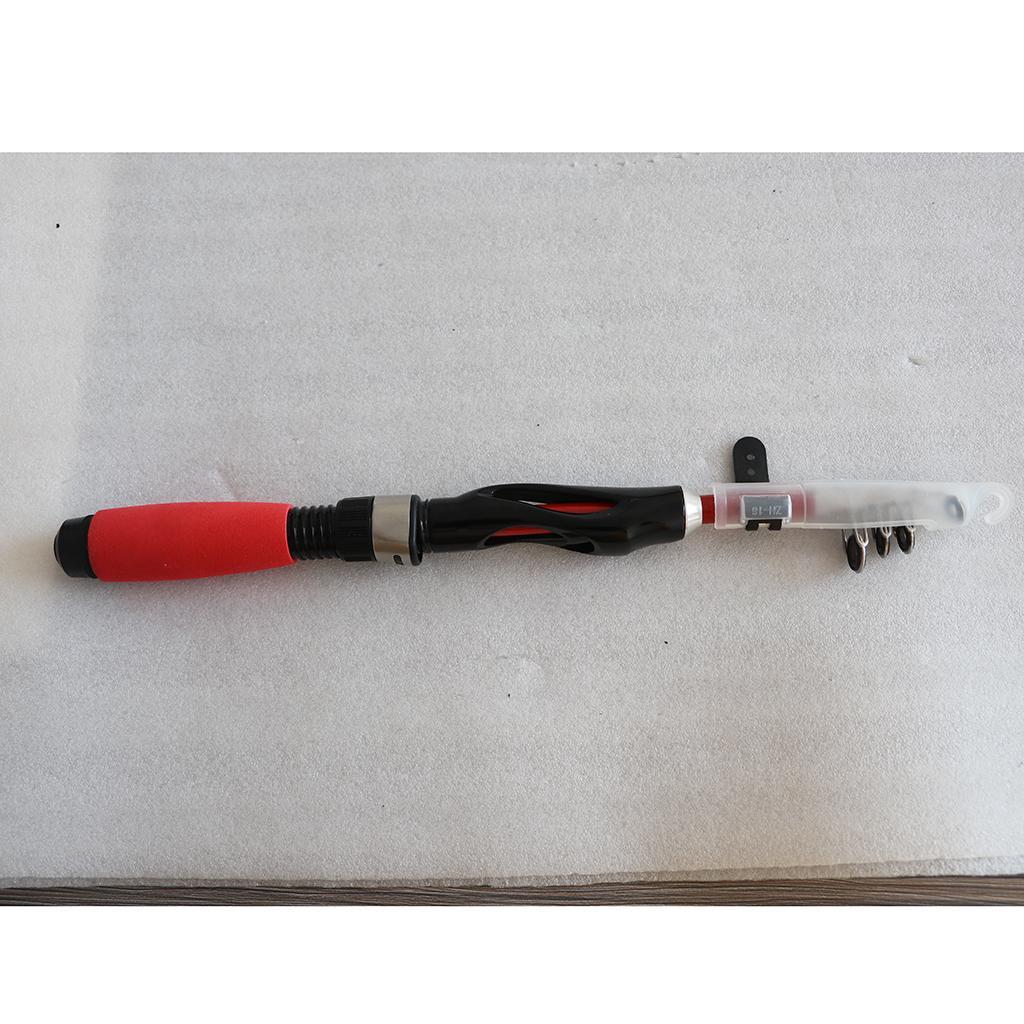 Telescopic Fishing Pole Reel Children Reel Youth Box Red