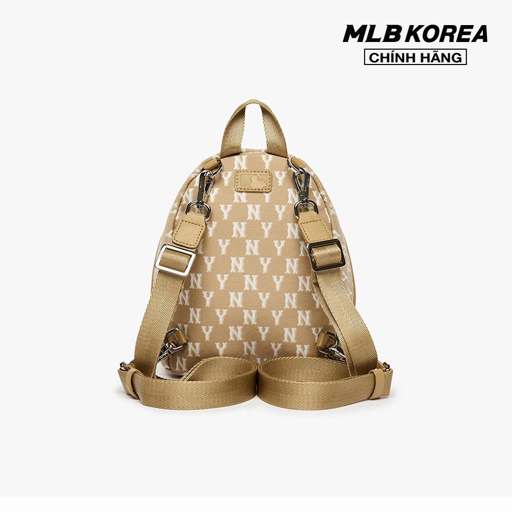 MLB - Balo mini phom chữ nhật Monogram Jacquard 3ABKS012N-50BGD