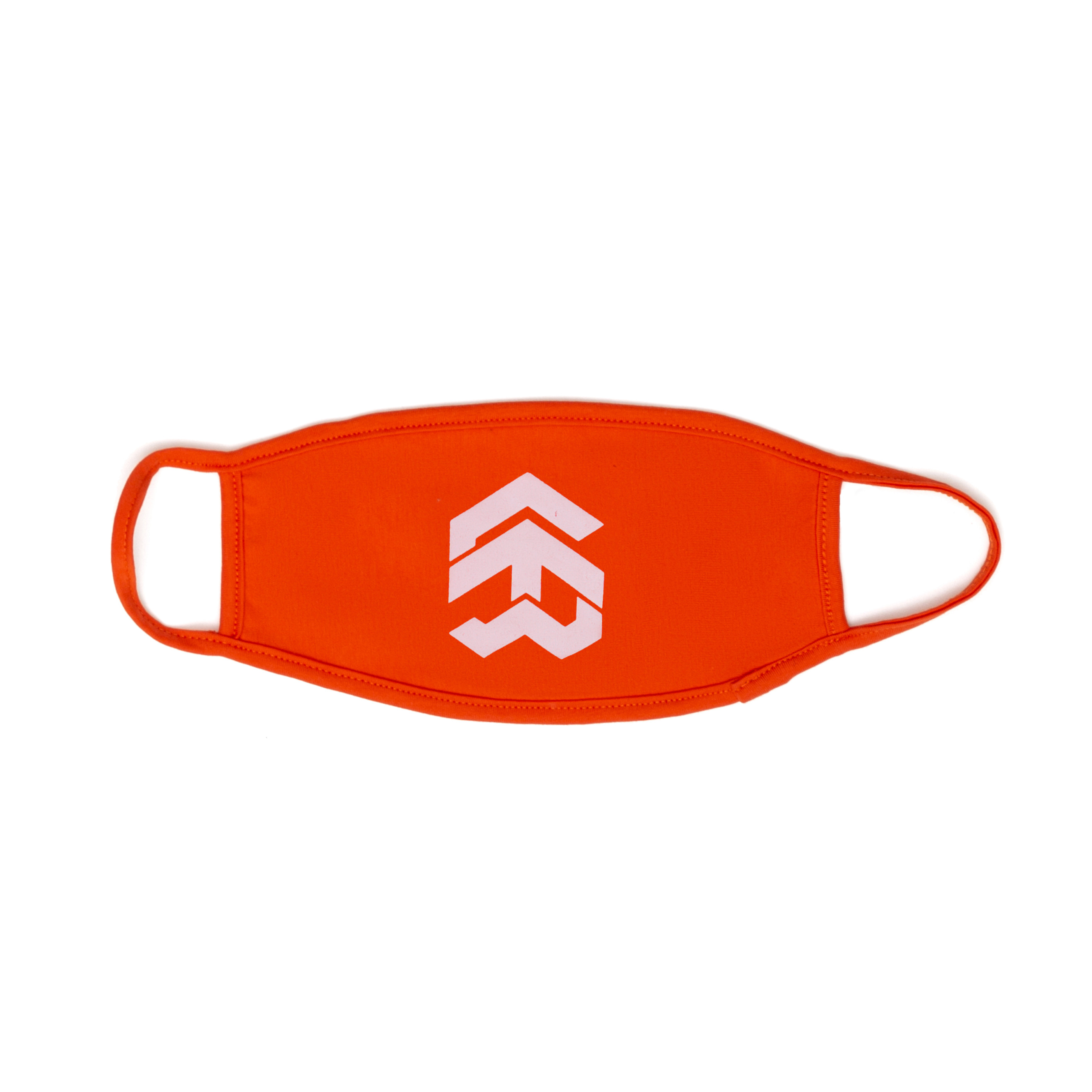 5THEWAY /solid/ Big Logo Mask in FLAME aka Khẩu Trang Cam