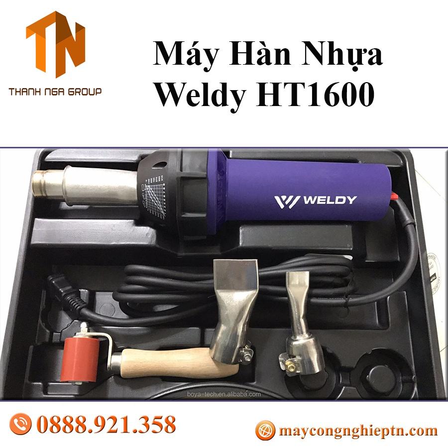 Máy hàn bạt nhựa cầm tay weldy HT1600 | Máy hàn bạt HDPE | Máy hàn nhựa | Máy vá bạt ao tôm | Máy hàn bạt weldy