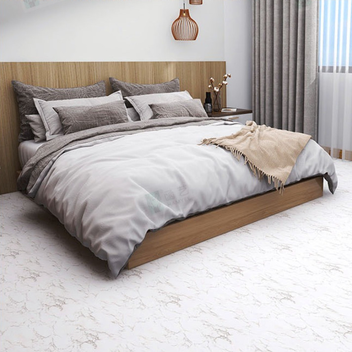 COMBO CUỘN 3 mét decal dán nền dán sàn ĐÁ HOA CƯƠNG VÂN HS2302 KHỔ 60CM KEO SẴN