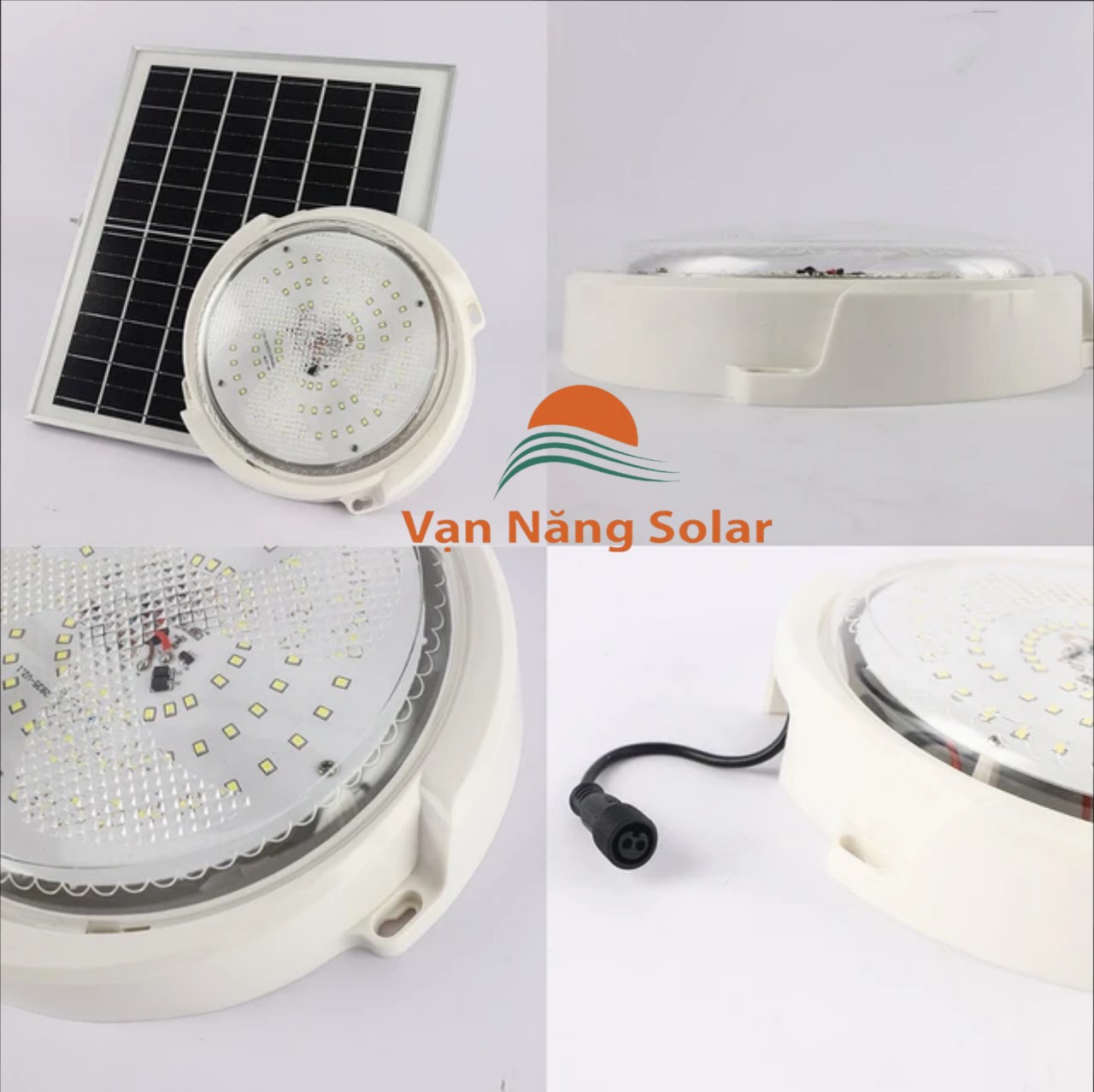Đèn led ốp trần năng lượng mặt trời