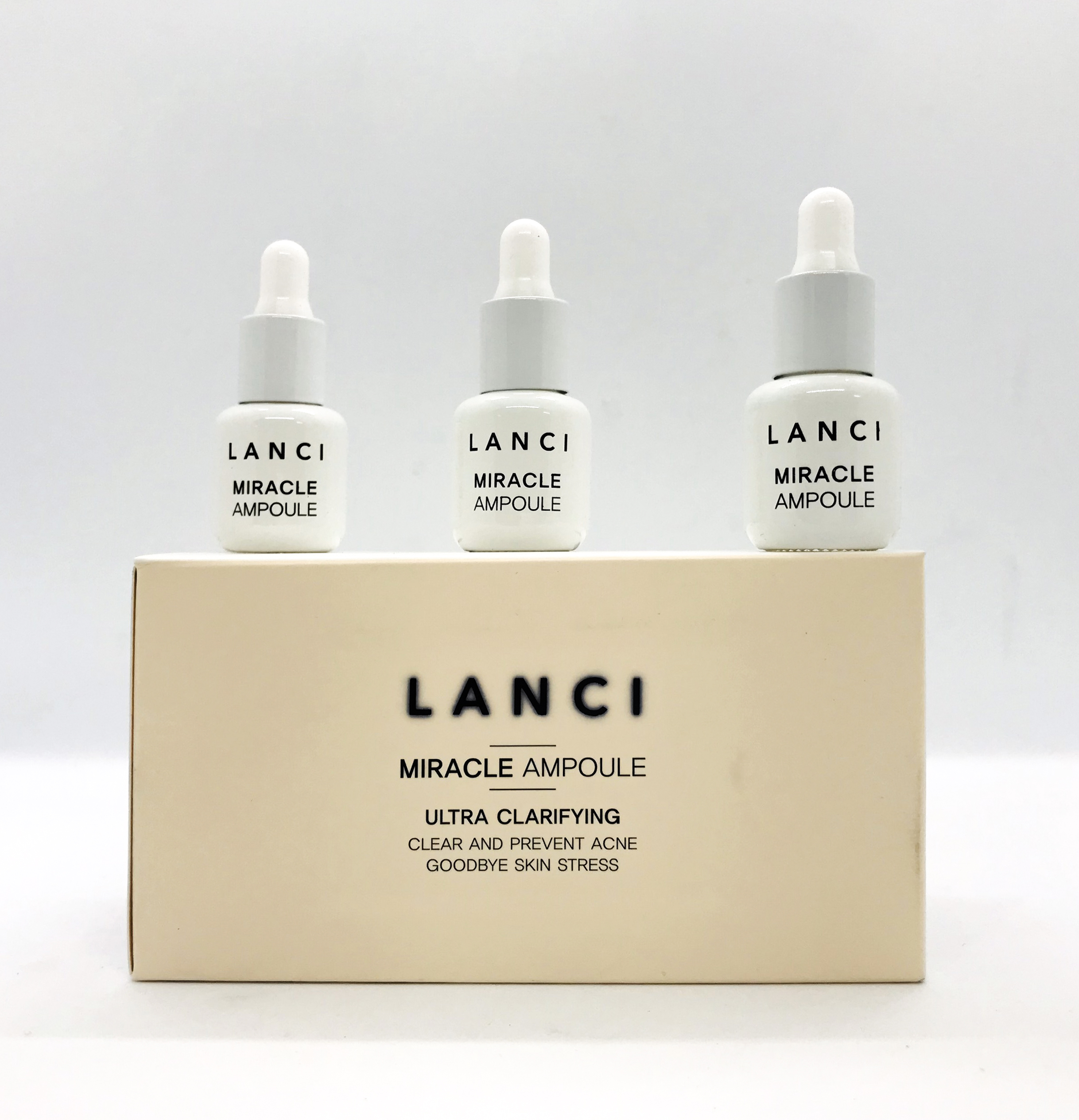 Set 3 Chai Mini Serum Chống Lão Hóa Lanci Miracle Ampoule Ultra Clarifying