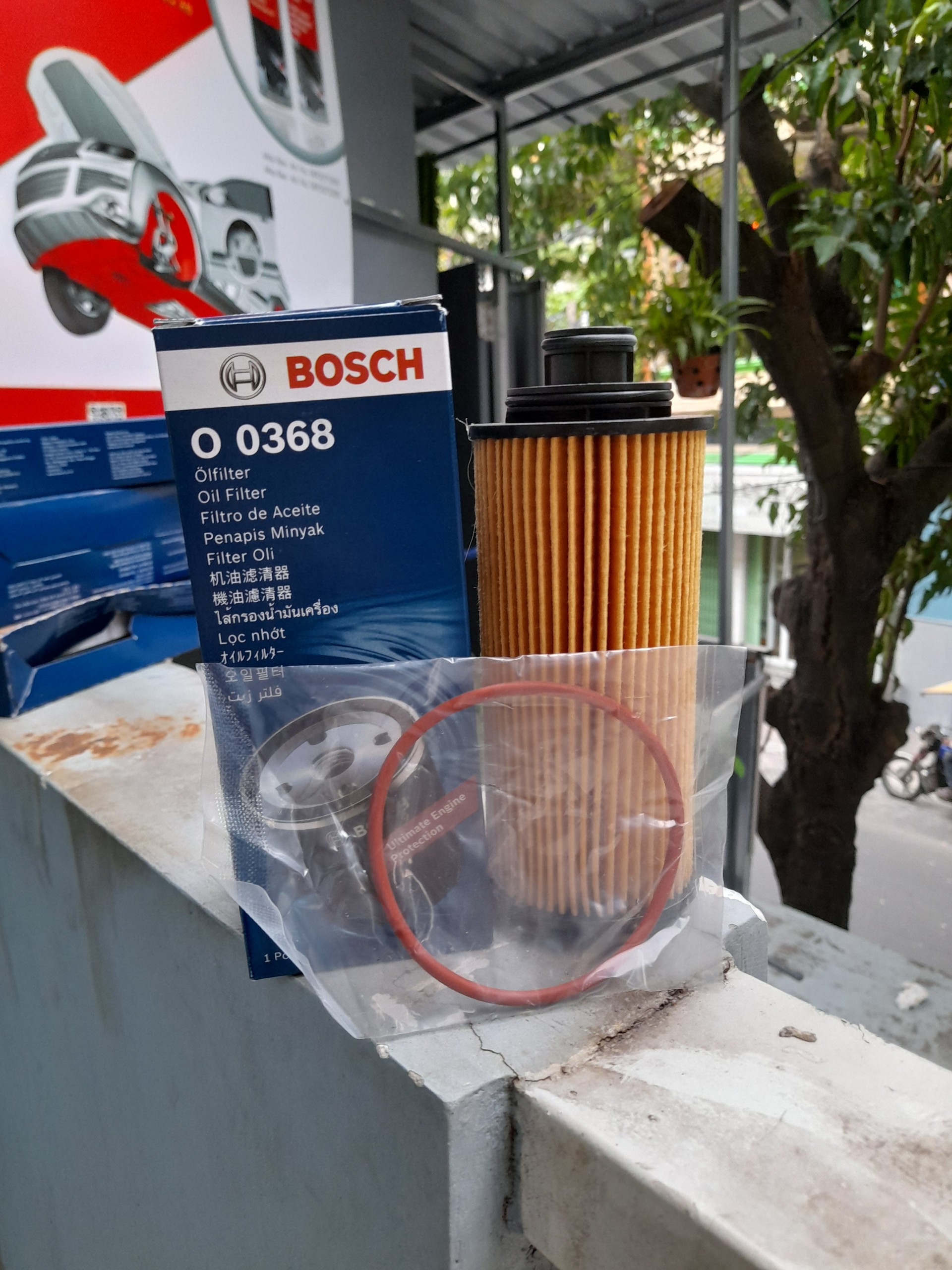 Lọc Nhớt Động Cơ (Lỗi Lọc Giấy) BOSCH O0368|Dành Cho CHEVROLET Colarodo 2.5 ( 14-17); Colorado 2.8 (17-); Trailblazer.vv